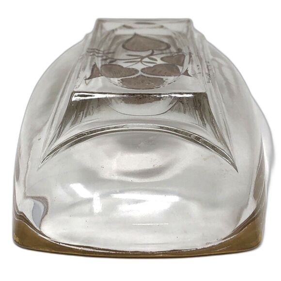 Vintage Georges Briard Candy Dish MCM Hand Painted Copper Brown & Gold Leaf - Picture 7 of 10